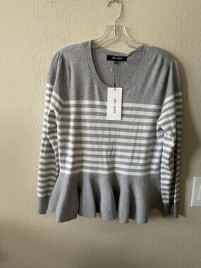 Chloe+ Jasmine Women's Sweater Gray Size XL/ NWT 1266